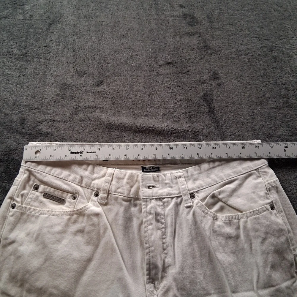 U.S. Polo Assn. Premium Pants Mens 34x30 White Straight Leg Denim Jeans